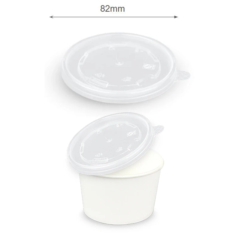 Прочная бумага 150cc PE и миска для еды супов закуски десерты конфеты лапша сэндвичи многое другое!