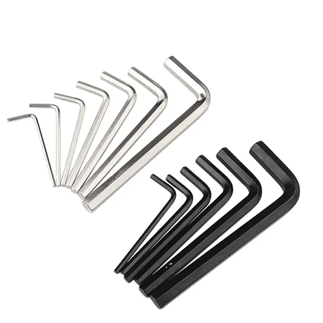 Фабрика TOOLJOY 3/32 1/4 дюймов 5/32 5/8 короткий Шестигранный ключ m4 allen Ключ шестигранный длинный для шестигранного винта