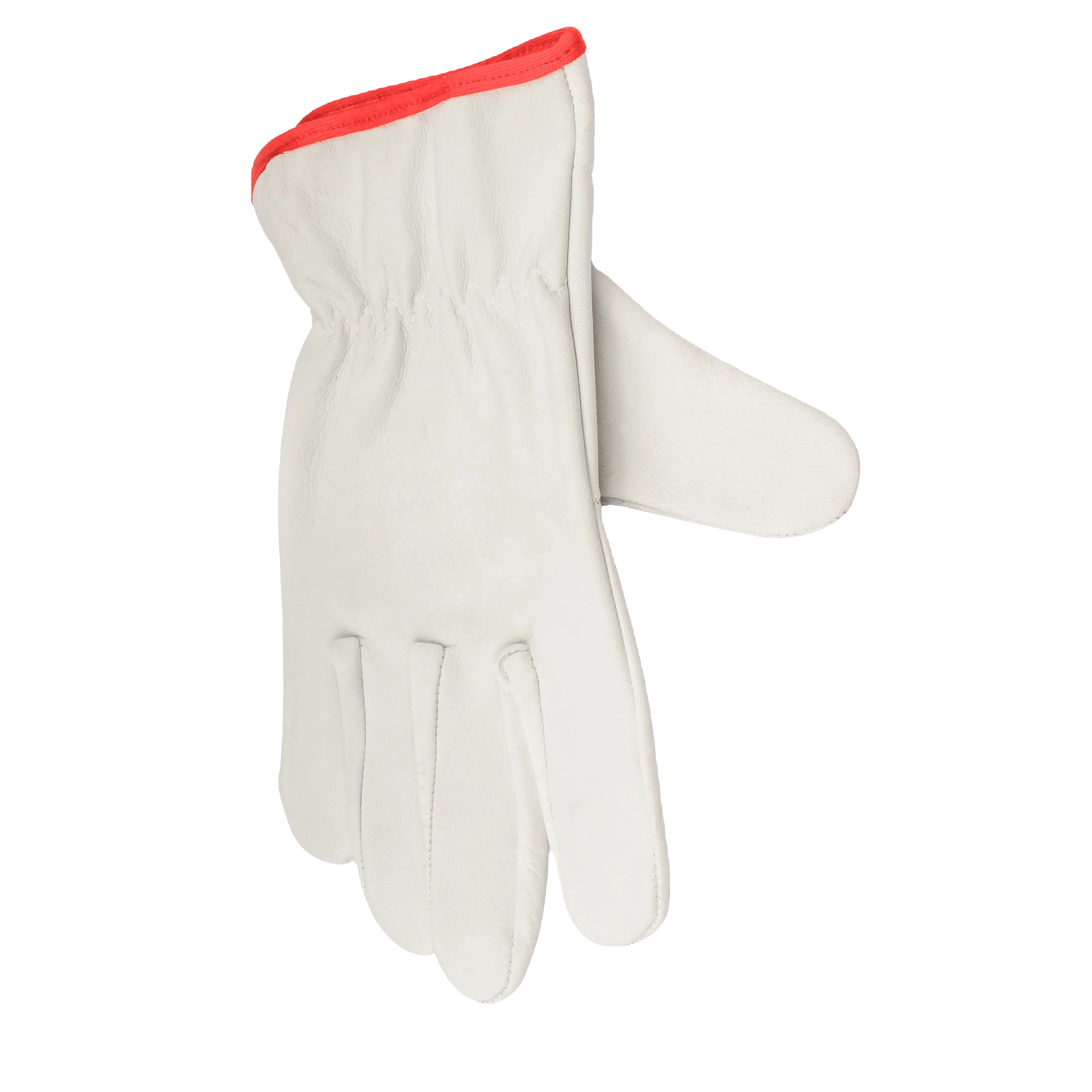 Короткие мужские кожаные перчатки для вождения автомобиля из коровьей кожи