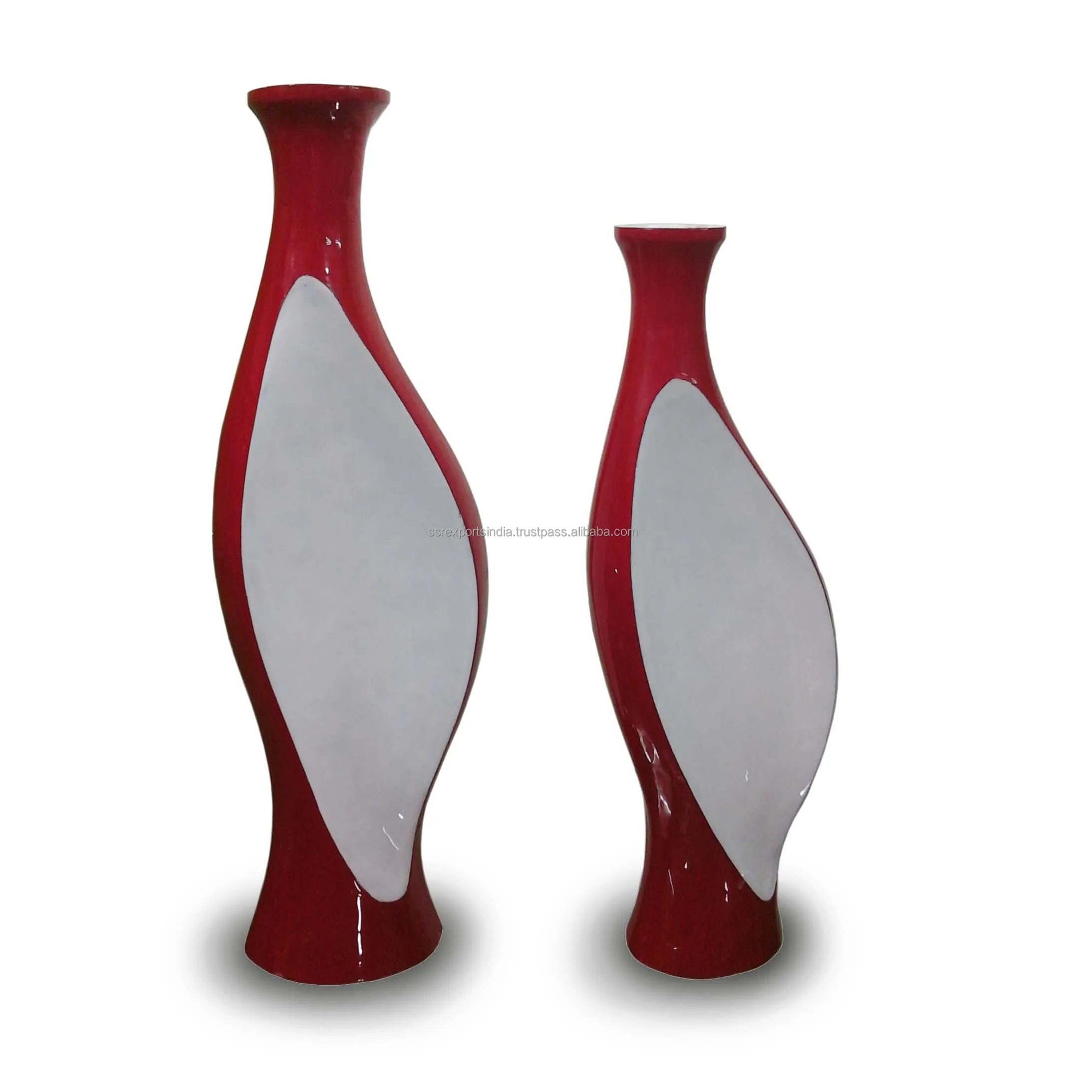 Modern Luxury Centerpieces Handcrafted Aluminum Vase Urn Antique Metal Decorative Tall Trumpet Vases For Nordic Floor Decoration