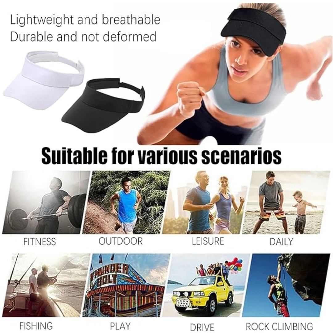 Sun Visors Outdoor Sports cap manufacturers in Factory MAde Bulk Quantity Caps