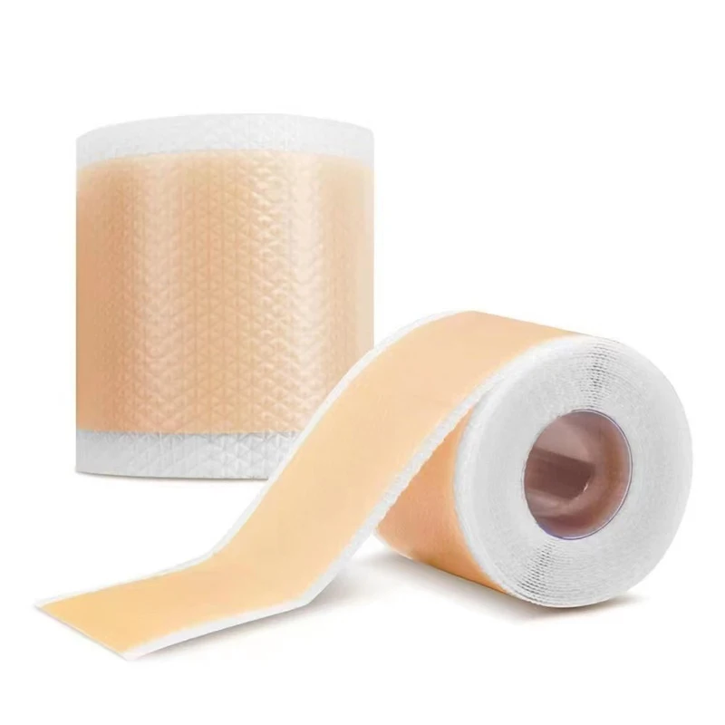High quality Silicone matte tape tpu beige brown cream medical surgical grade tape roll wound care product Scar Tape