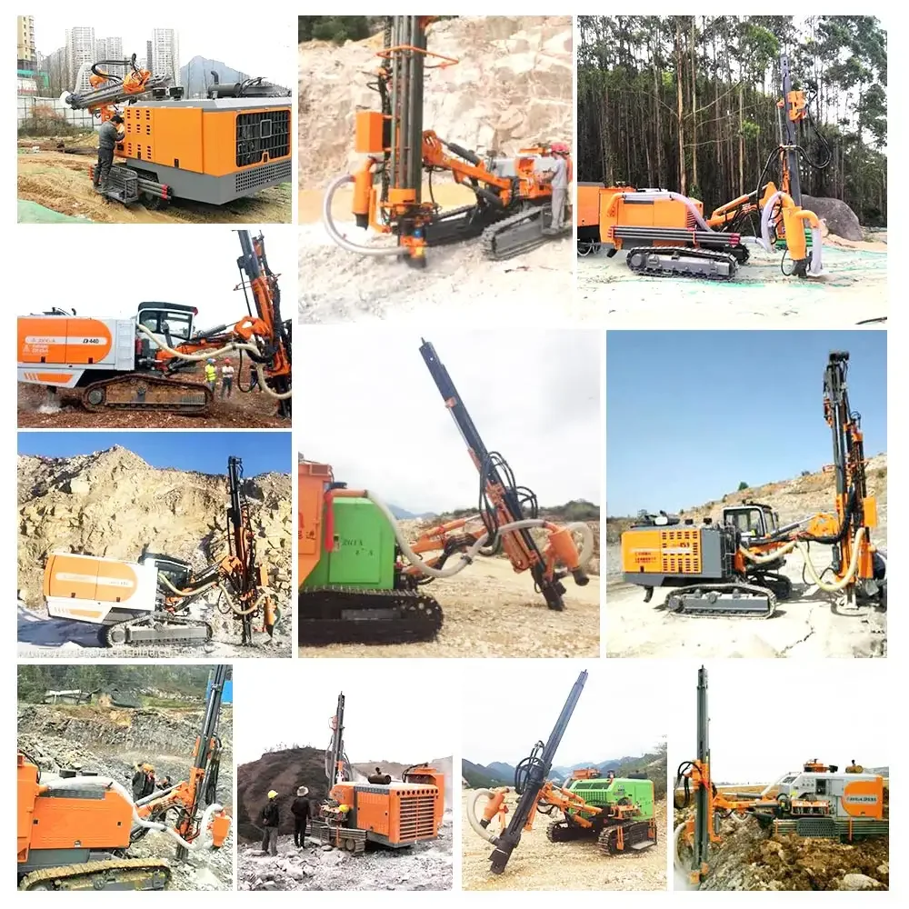 hydraulic gold mining machine blast hole quarry rock drilling machine dth drilling rig foreuse mine drilling rig