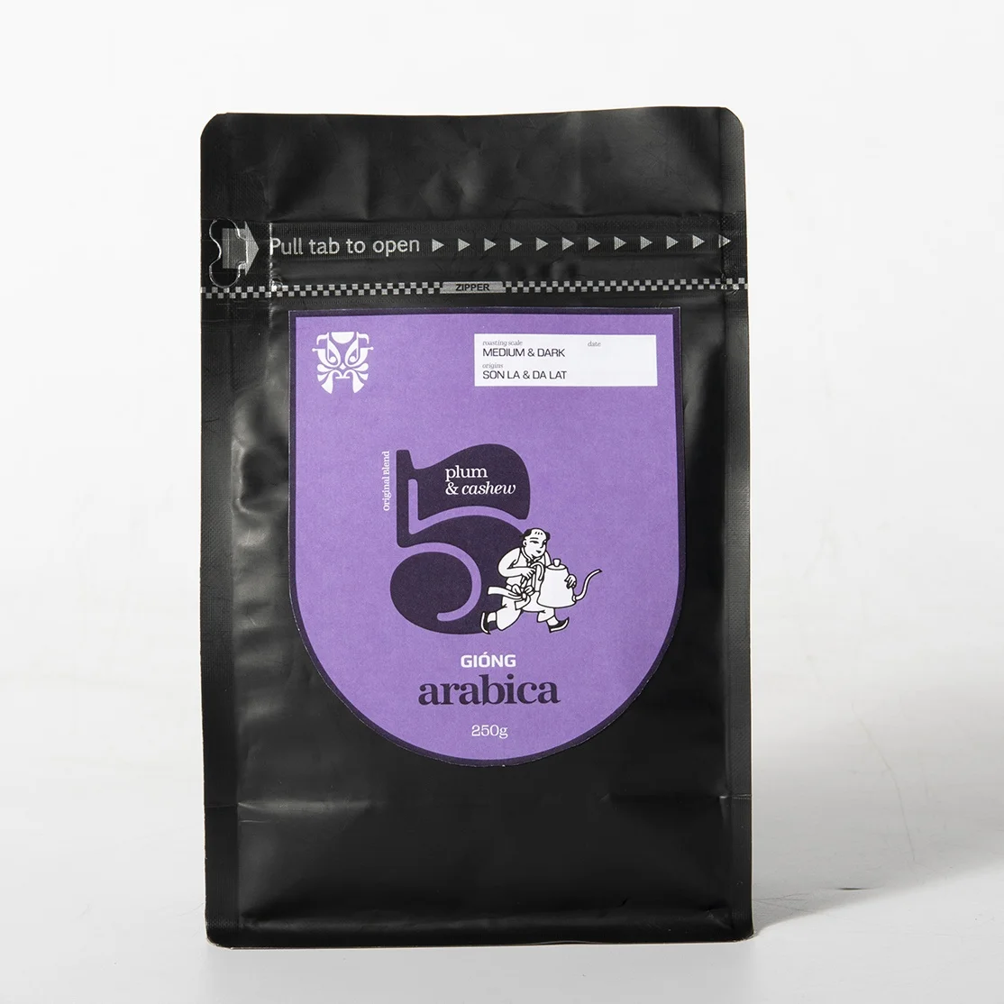 Новый продукт Giong Arabica 5, праздничный кофе, слива и кешью, ноты с ароматом арабики, жареные целые зерна, кофейные зерна