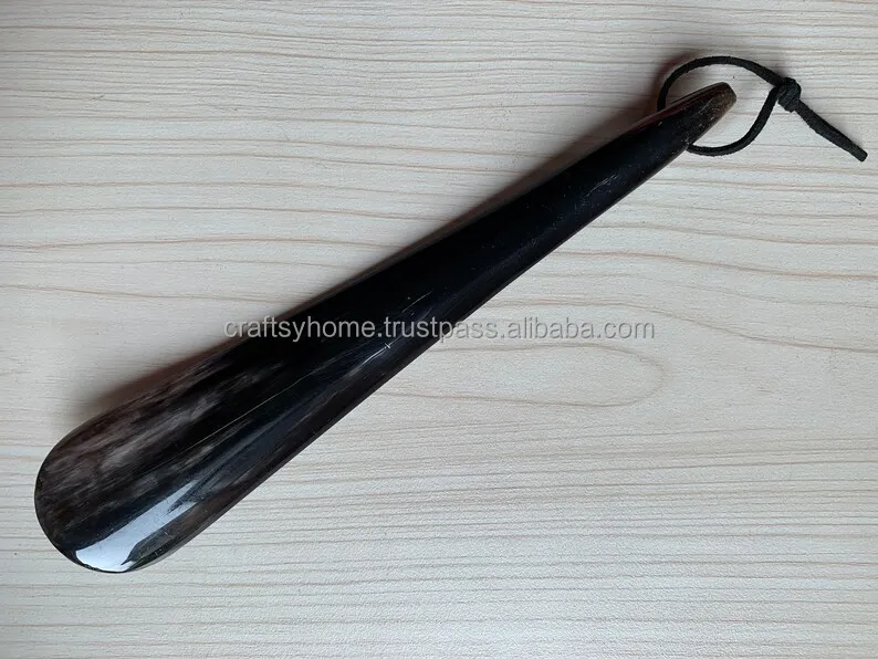 Real Shoe Horn Made With Natural Animal Horn Authentic Handcrafted Crafts for Gifts