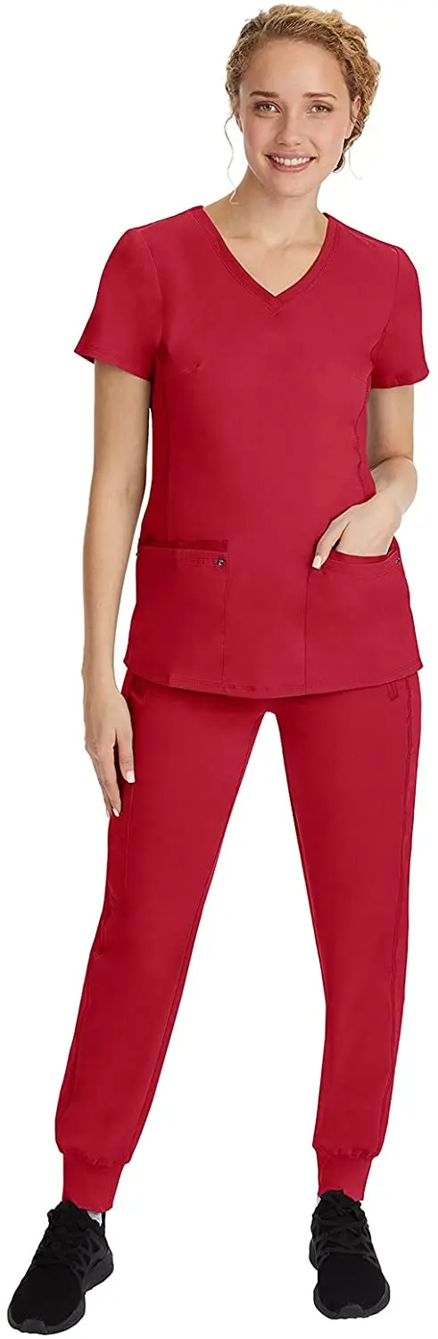 Wholesale New Style Cheap Fashionable Modern Female Hospital Medical Short Sleeve Nurse Uniform Nursing Scrubs For Women