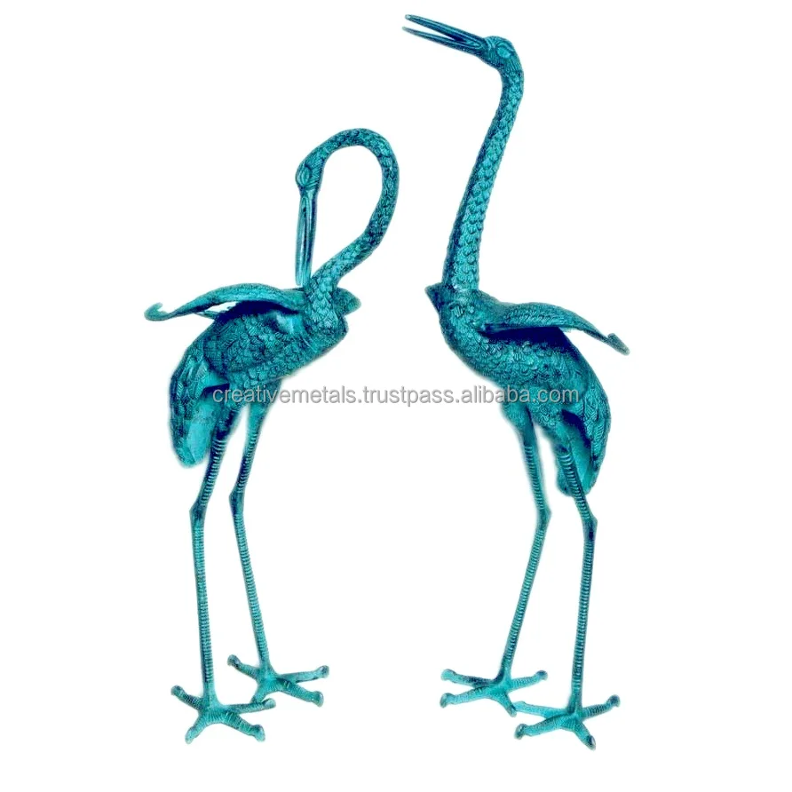 Популярная статуя утка орнамент оптовая продажа металлические статуи животных для украшения сада