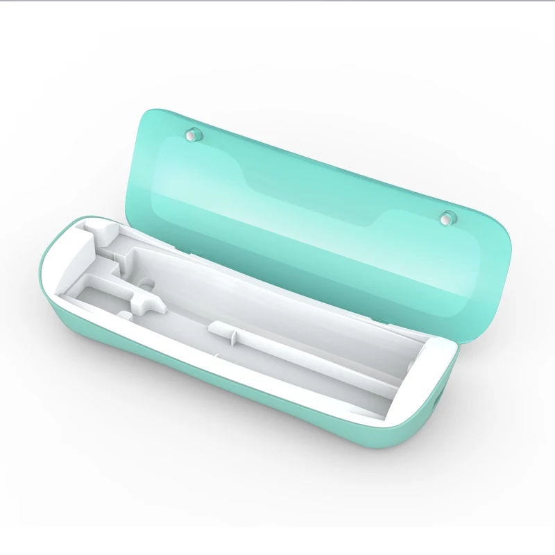 Portable Plastic Travel Toothpaste box uv electric toothbrush case toothbrush sterilizer for travel