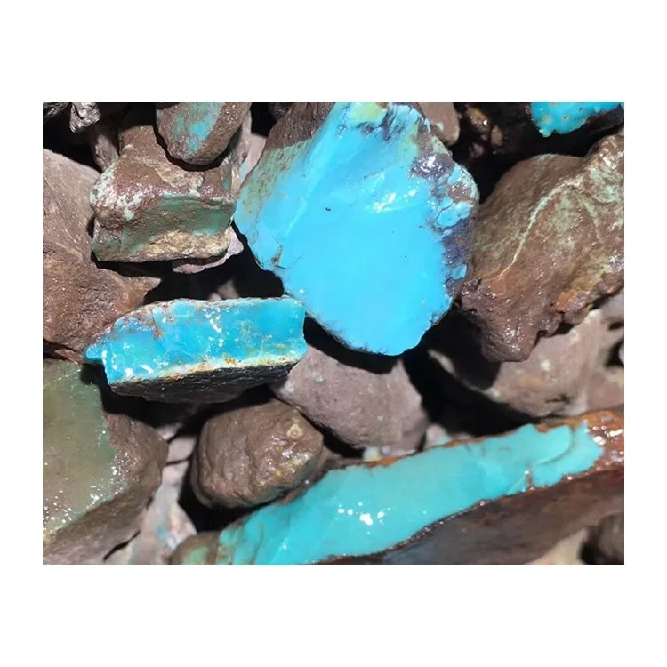 
70tons High Grade bule color turquoise rough material Kingman Arizona Natural Turquoise Rough make wholesale  (60665422190)