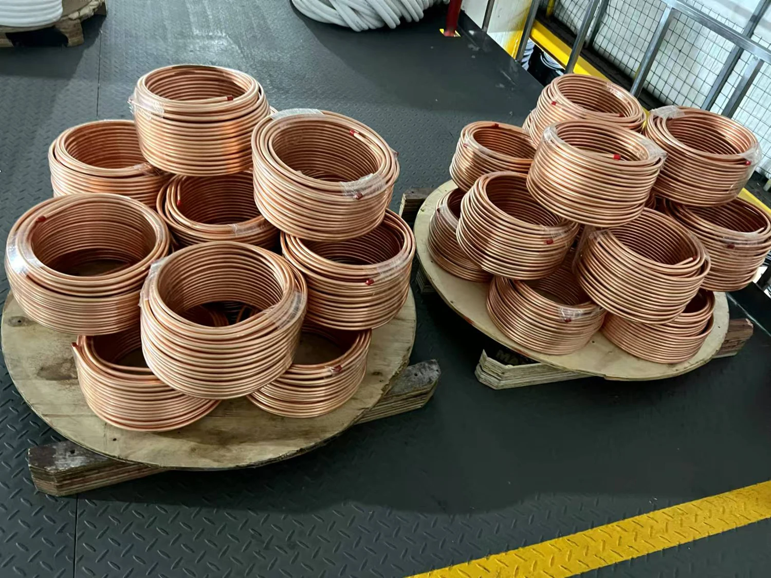 JH Factory HVAC Air Conditioner Copper Pipe Condenser Coil Bending Copper Tube Pipe 3/8 Coil For Refrigeration Air Conditioner