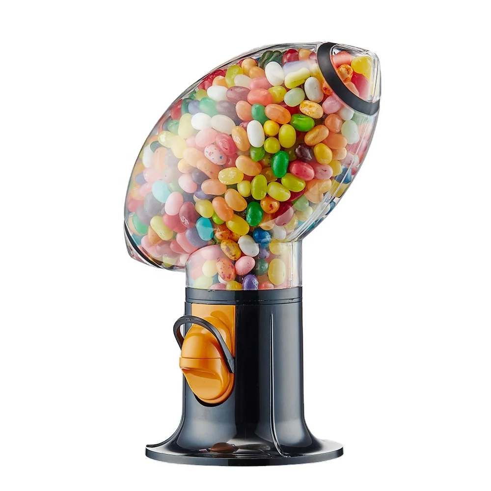 Kwang Hsieh 9 Inch Plastic Toy Football Shaped Candy Dispenser