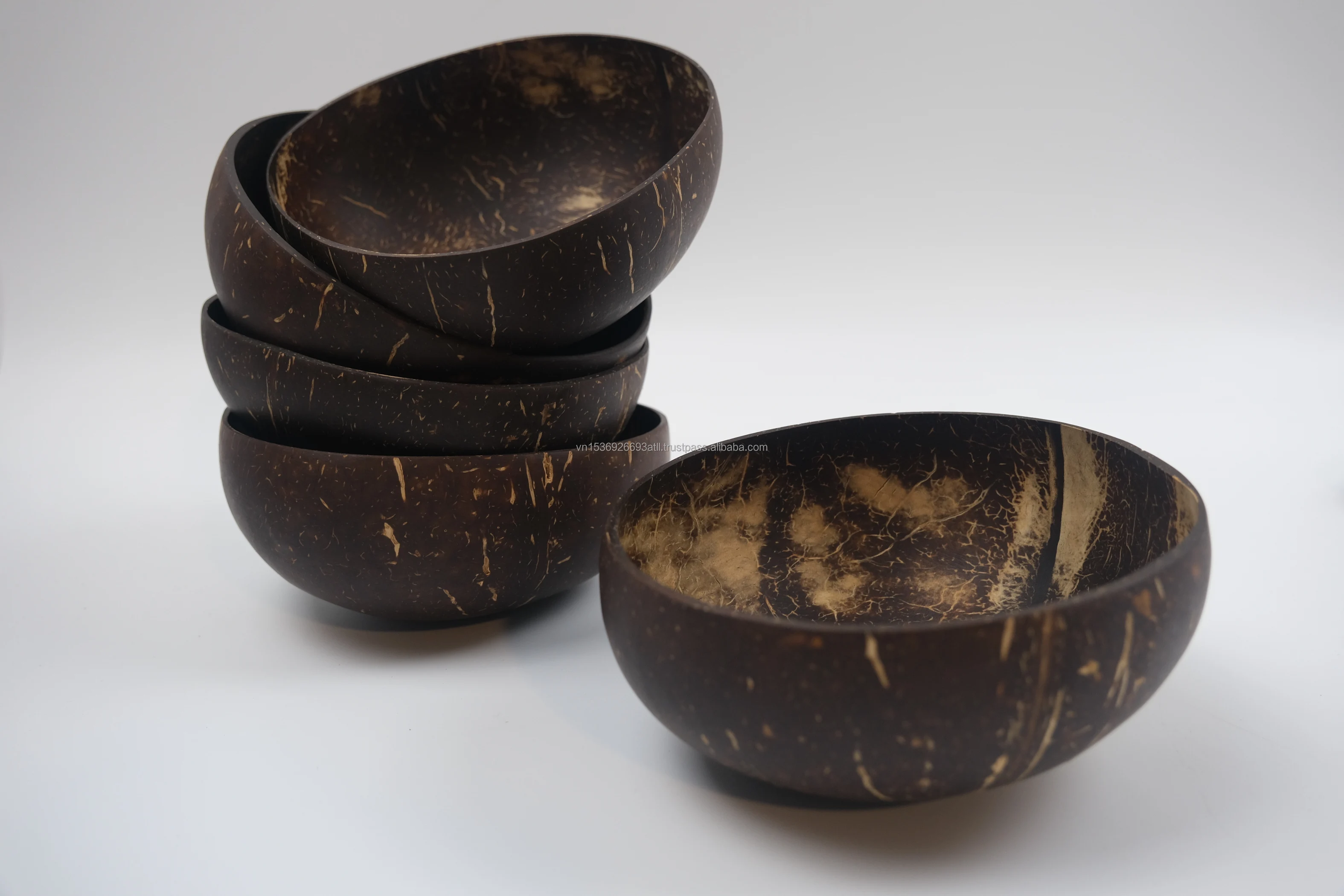  Лидер продаж на Alibaba оптовая продажа набор посуды из кокосовой чаши и лаковой кокосовые