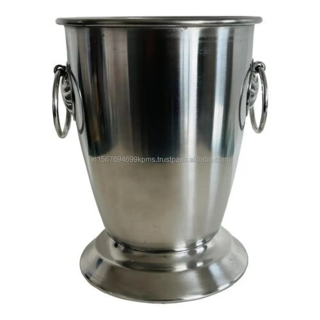 Cast Aluminium Champagne Bottle Stand Portable Good Quality Metal Ice Bucket and Wine Cooler in Antler Style