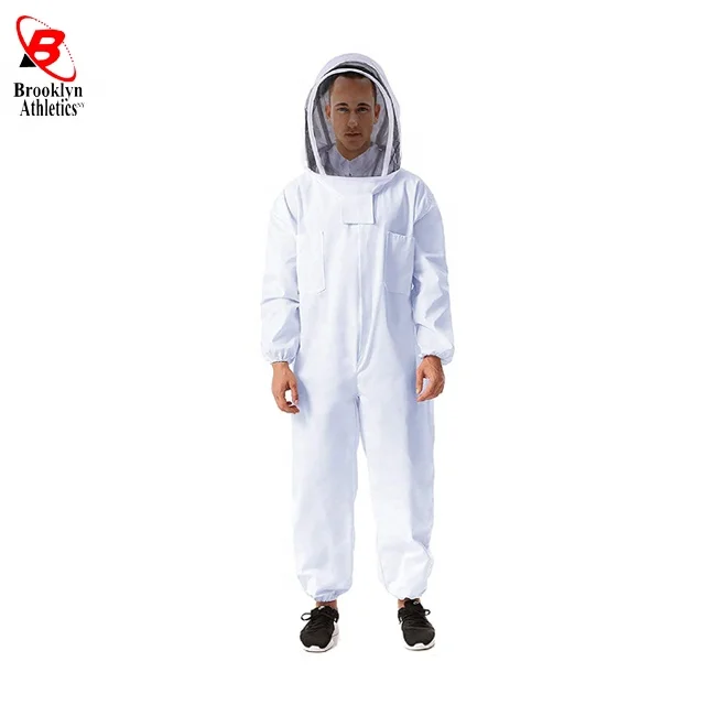 Best Quality Cotton Polyester Beekeeping Suit Beekeeping Equipment Bee Protection Hooded Suit Heavy Duty Bee Suit