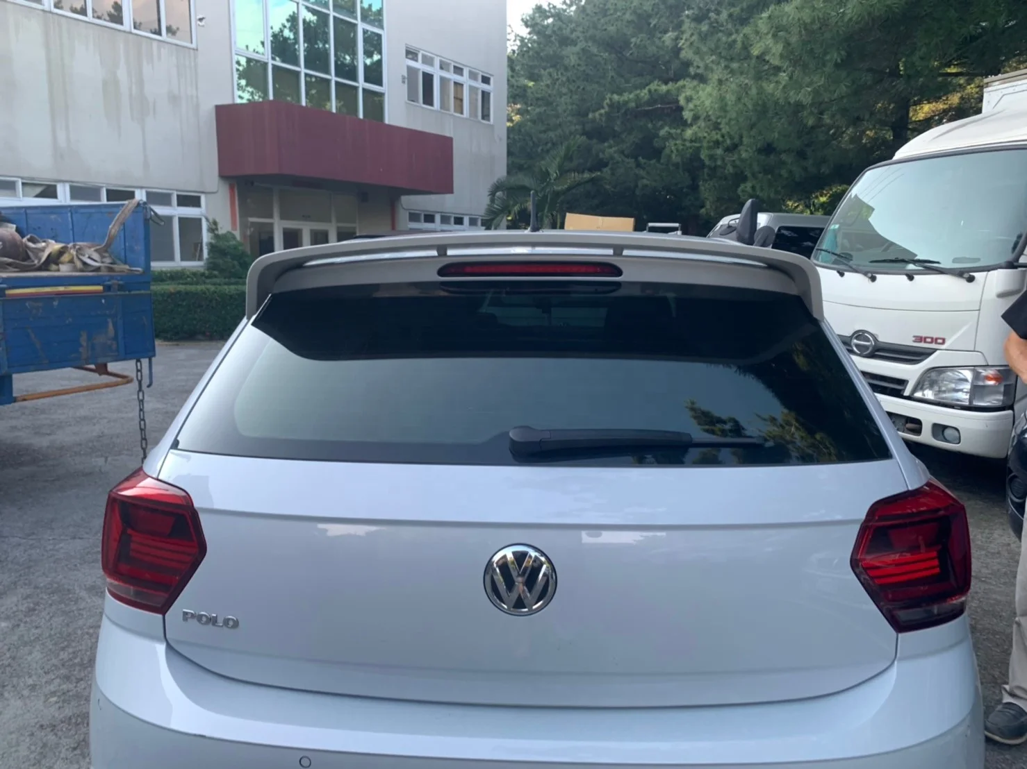 FOR 14-NOW VOLKSWAGEN POLO VOTEX STYLE ABS GLOSS BLACK SPOILER