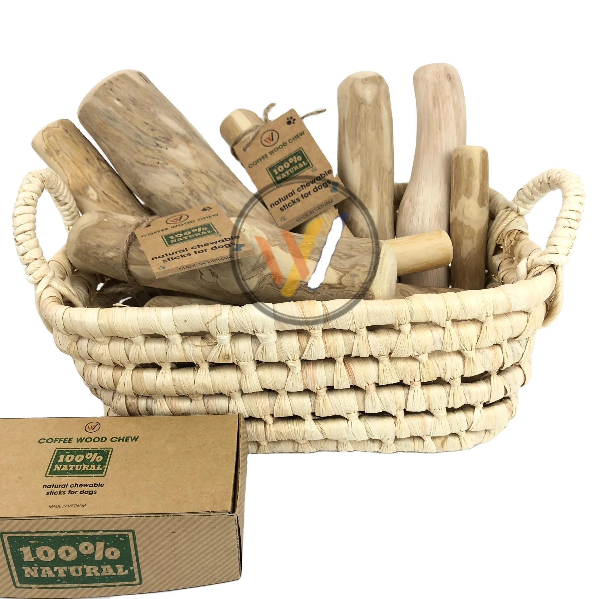 CFC1 - Coffee wood chew Natural Pet Toys for Dogs Multi Size Made in Vietnam Factory High Quality Cheap Price Ms. Jenny (WINVN)