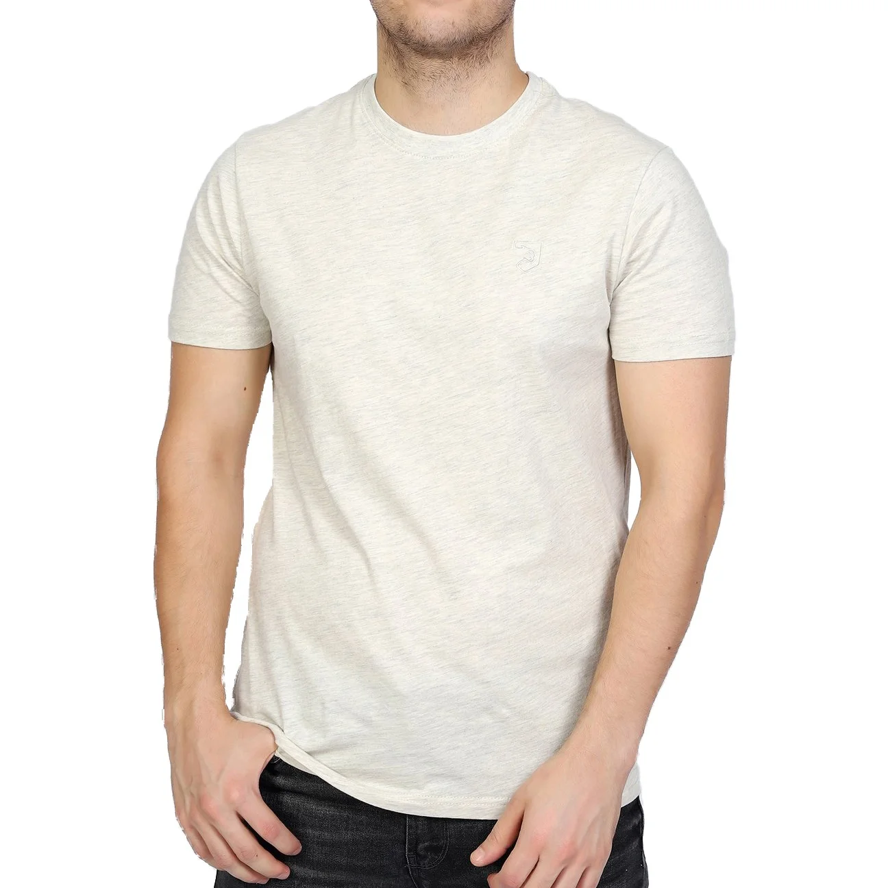 Мужская пустые плотная кислой очисткой с эффектом потертости вязать футболка просторная футболка