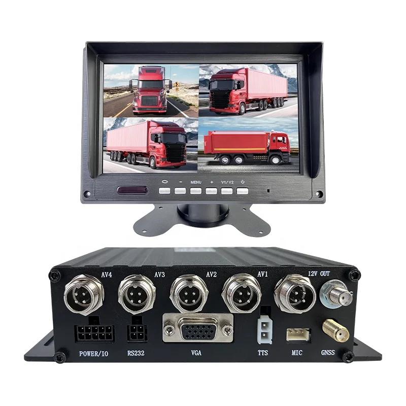 Vehicle Camera System 4g Gps MDVR Mobile DVR School Bus Tracking Solution