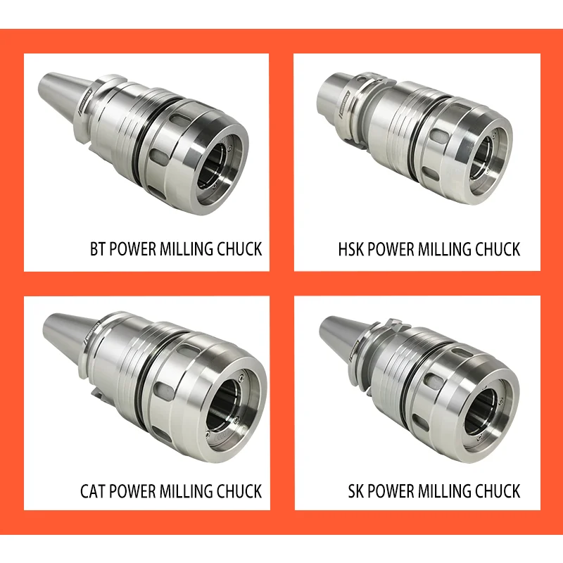 Collet Chuck Shrink Fit Chucks HSK40E 50E 40A 50A 63A 100A SLK Tool Holder DIN69893 HSK63A SF tool holder cnc machine supplier