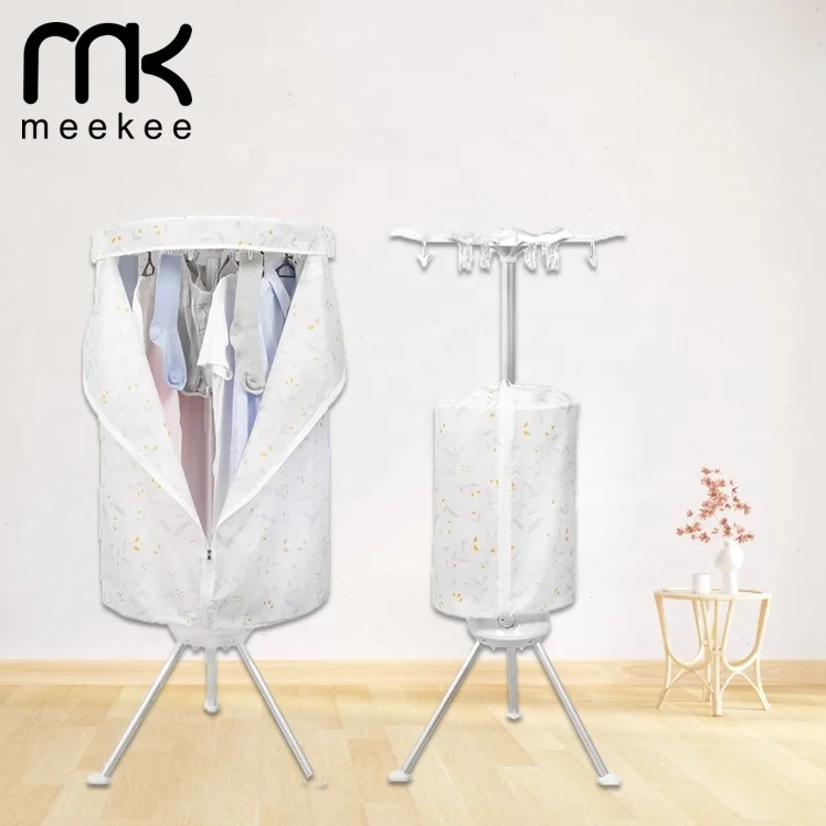 Retractable electric shoe boot clothes drying rack