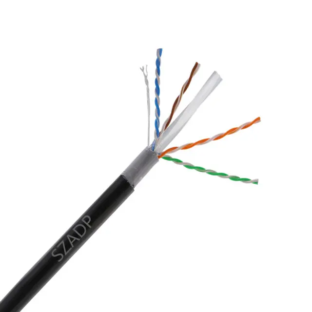 Наружный кабель ADP OEM Pass Fluk8000 Cat 6A U/FTP 23AWG голый медный F/UTP CAT6A сетевой CAT6