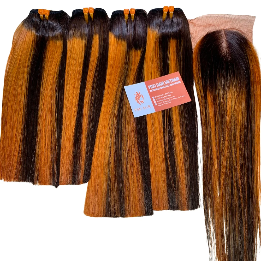 Super Double Drawn Vietnamese Virgin Human Hair,12A Grade Bone Straight Vietnam Human Hair Extension, Bundle Raw Vietnamese Hair