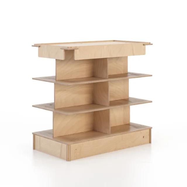 Display Island Retail Shop Trade Show Standing Table Display Unit Fashion Island Display Rack