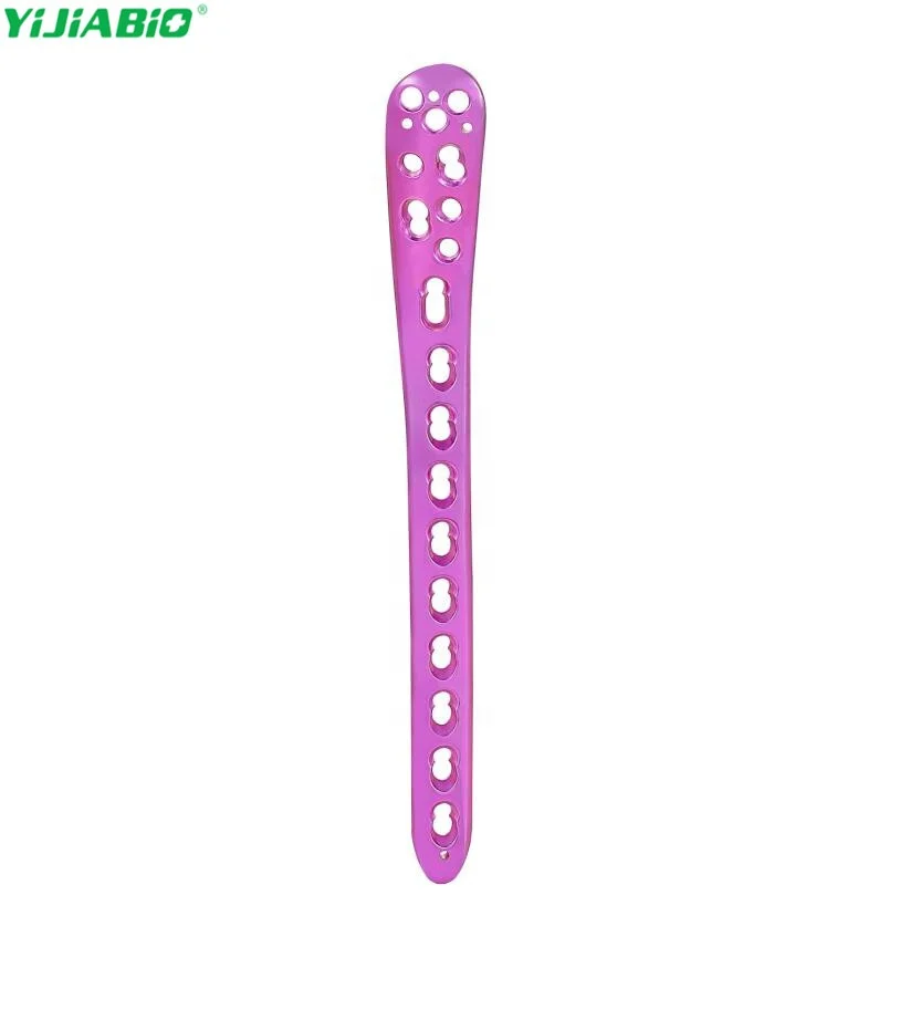 Titanium VA Variable Angle Distal Lateral Humeral Locking Plate Orthopedic Trauma Implants for Improved Bone Stability