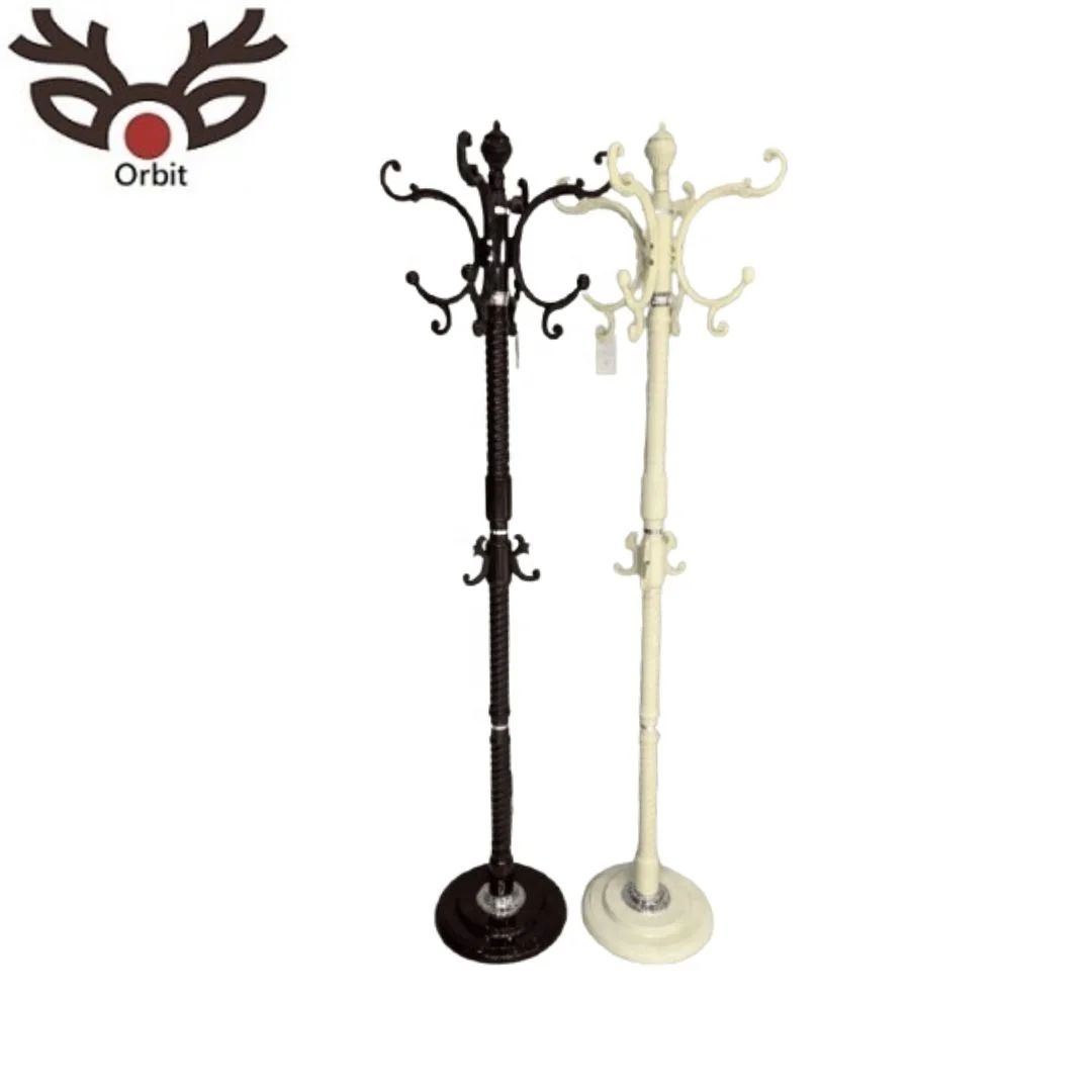Modern design Coat Clothes Rack With Plastic Base Floor Hanger