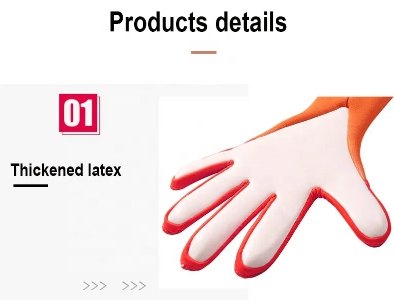 New Football Training Non Slip Thickened Goalkeeper Gloves Youth Soccer Equipment Professional Gloves Men