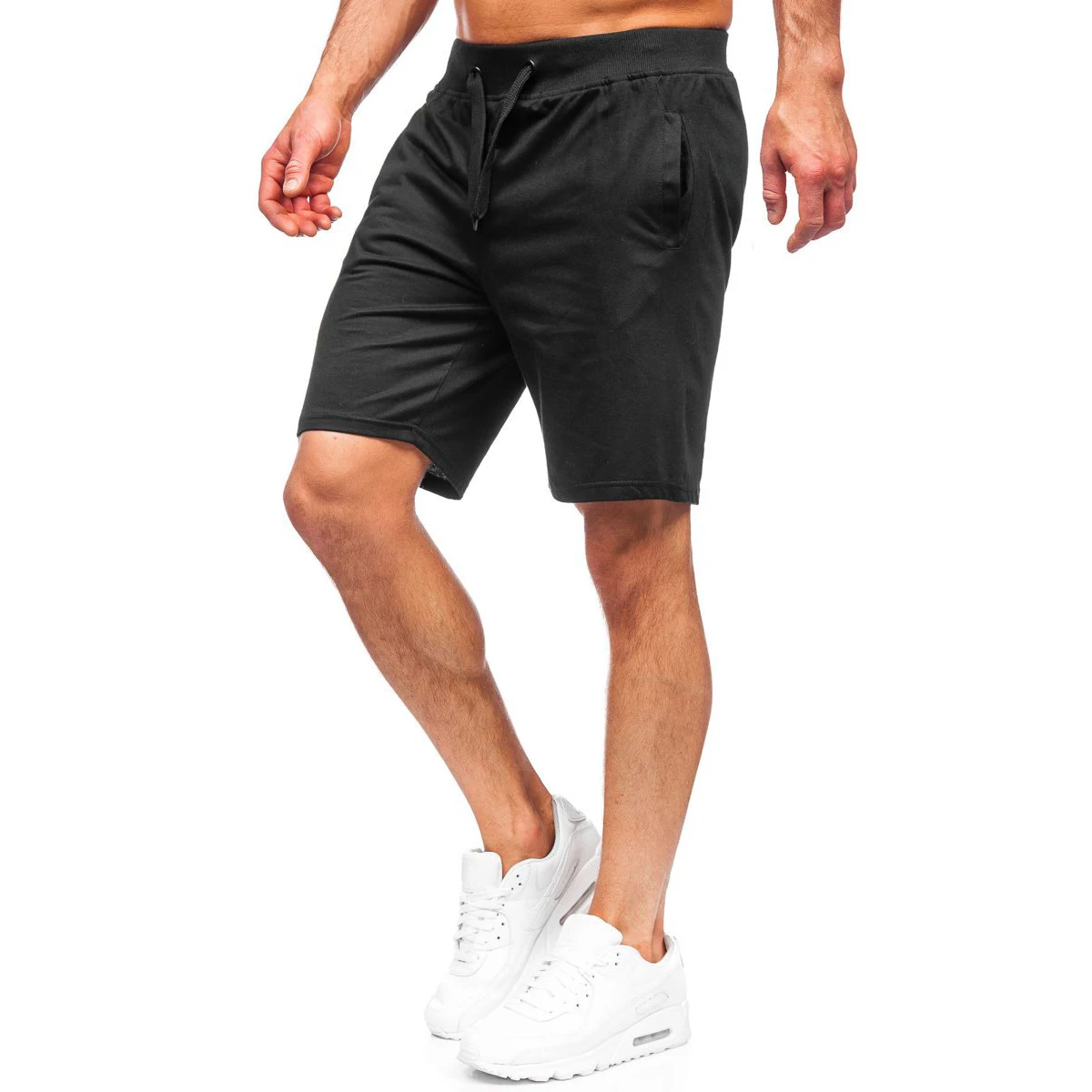 Mens Gym Fitness Shorts Running Jogging Sports Loose Cool Mesh Quick Dry Bodybuilding Sportswear Male Shorts