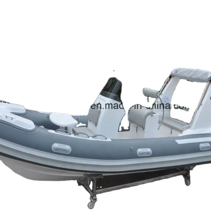 
CE approved 5.2m fiberglass hull rib boat inflatable fishing boat 