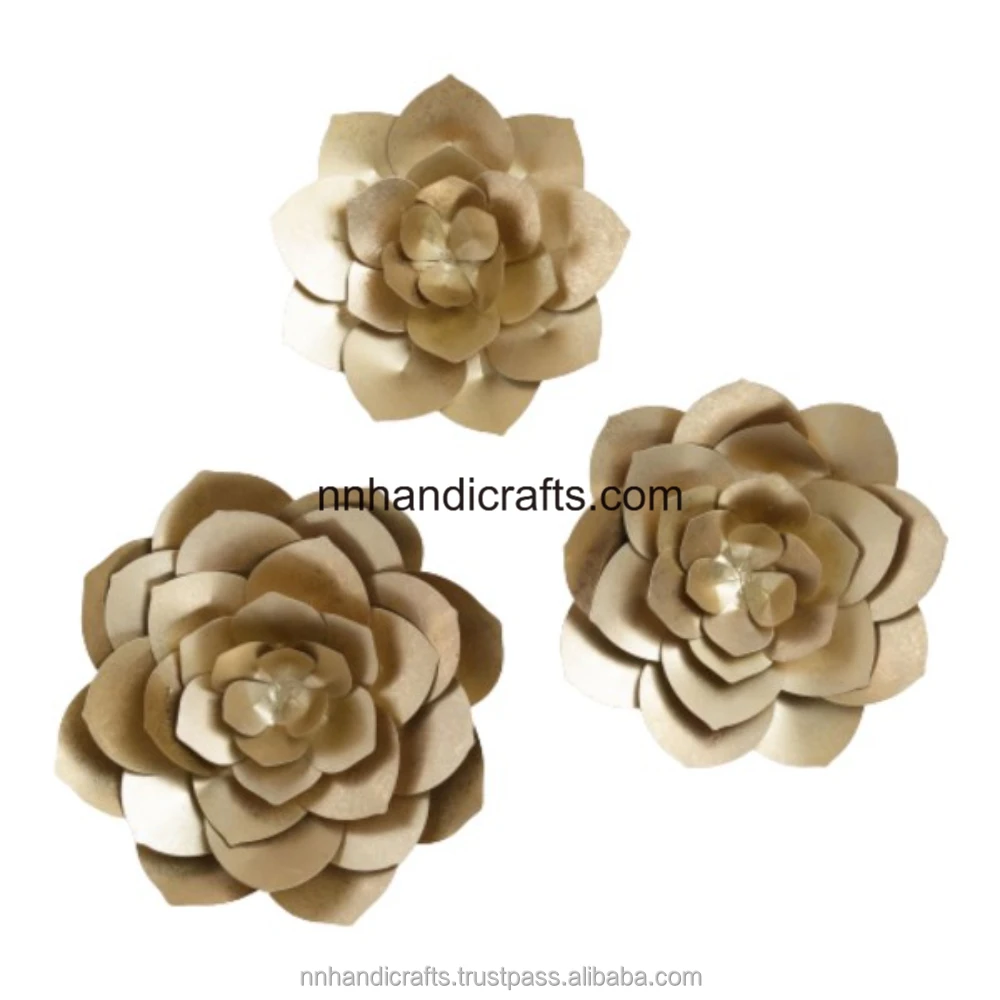 Industrial Metal Iron Golden Powder Coated Brass Round Perforated Murals Accent Decorative Accents For Dining Room Restaurant Ki