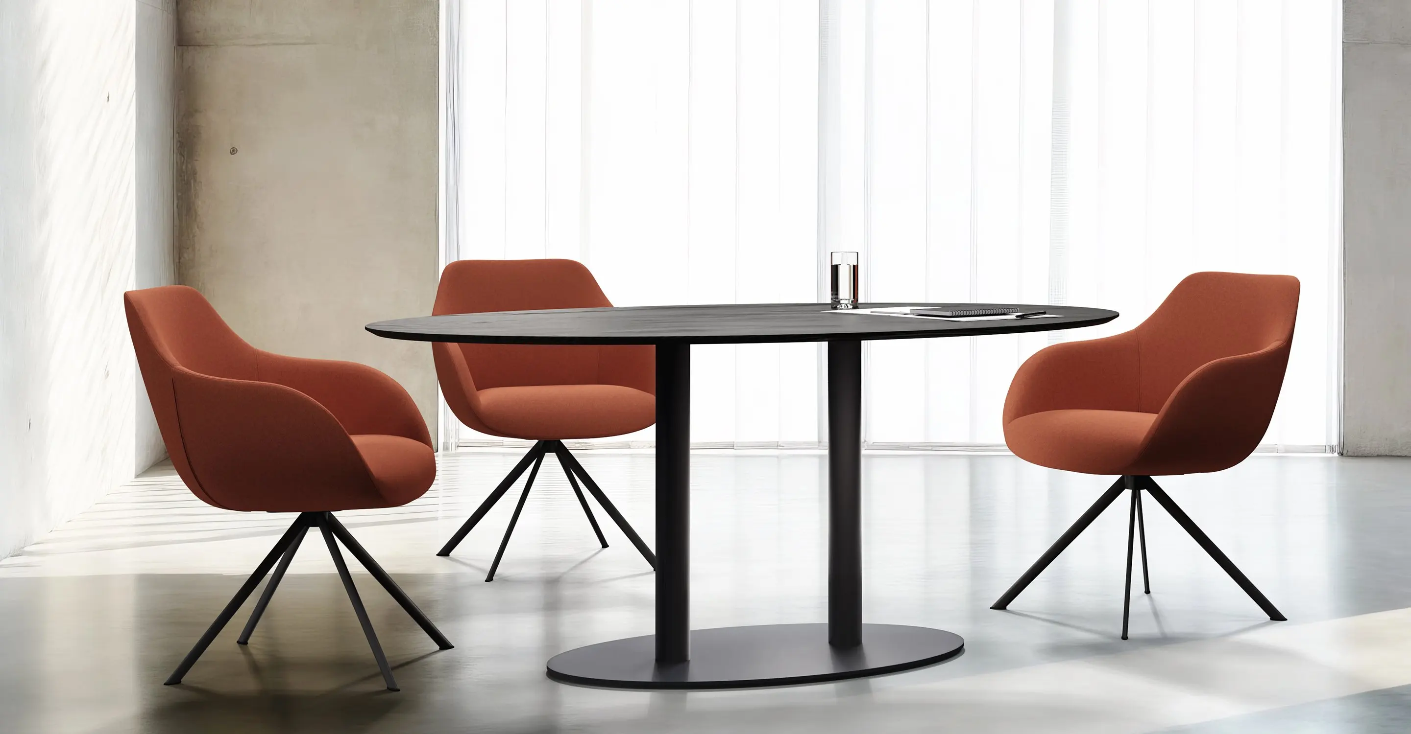 Mesh Fabric Soft Heated Guangzhou Training Centre Meeting Room Office Conference Hall Chair Furniture Manufacturer