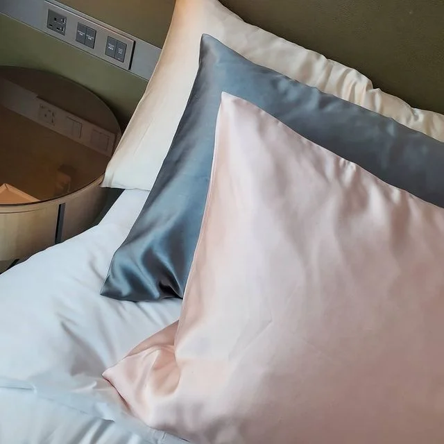  Мягкая Шелковая атласная наволочка украшение постельное белье наволочки с индивидуальным дизайном