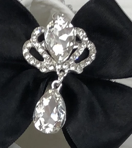 Wholesale Custom Modern High Quality Newborn New Design Black Silver Shiny Shoes And Hair Band Girl Girls Babies Baby Gift