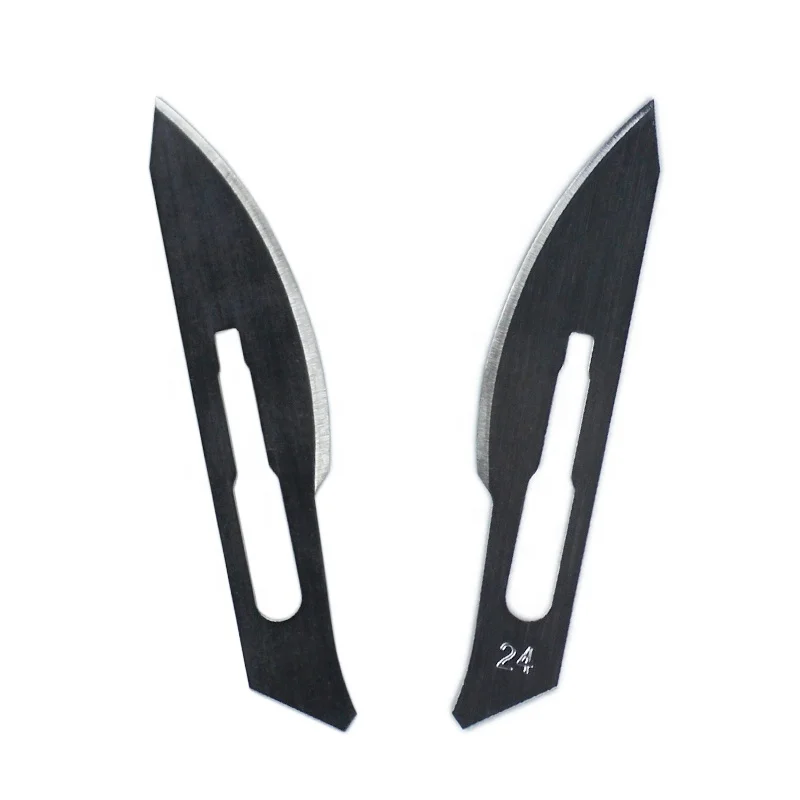 Одобренные CE одноразовые стерильные хирургические лезвия из углеродистой стали стоматологические для хирургической операции