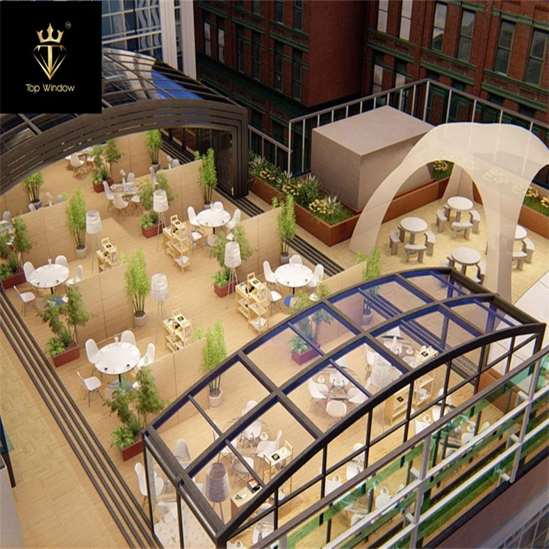 Моторизованная Выдвижная крыша 20X40 для бассейна электрическая выдвижная низкая и стеновые системы