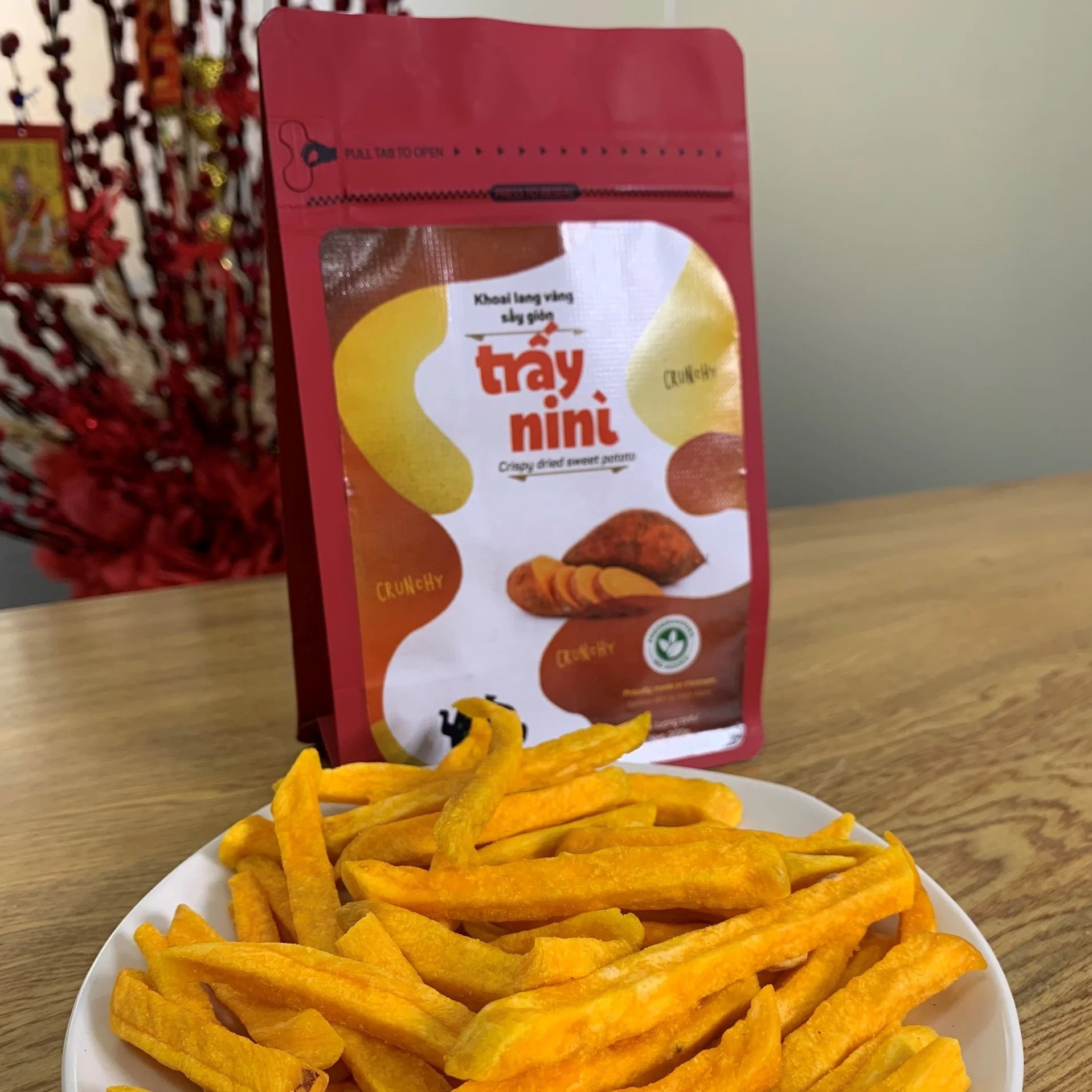 Dried Sweet Potato Chips For Wholesale Cheap And OEM Professional Hot 2022  good quality from Viet Nam