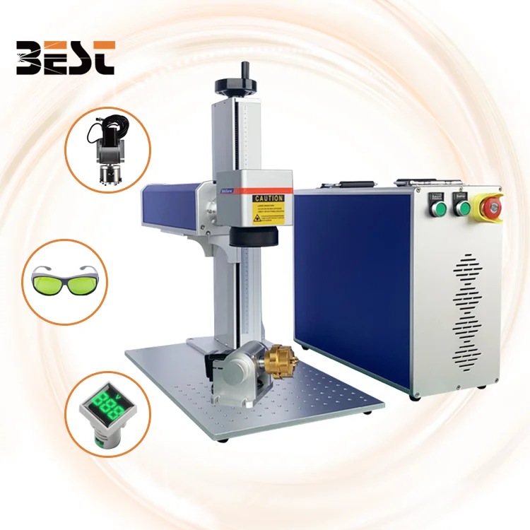 Hot Sale Professional Production Fiber Laser Marking Machine 20W 30W 50W Metal