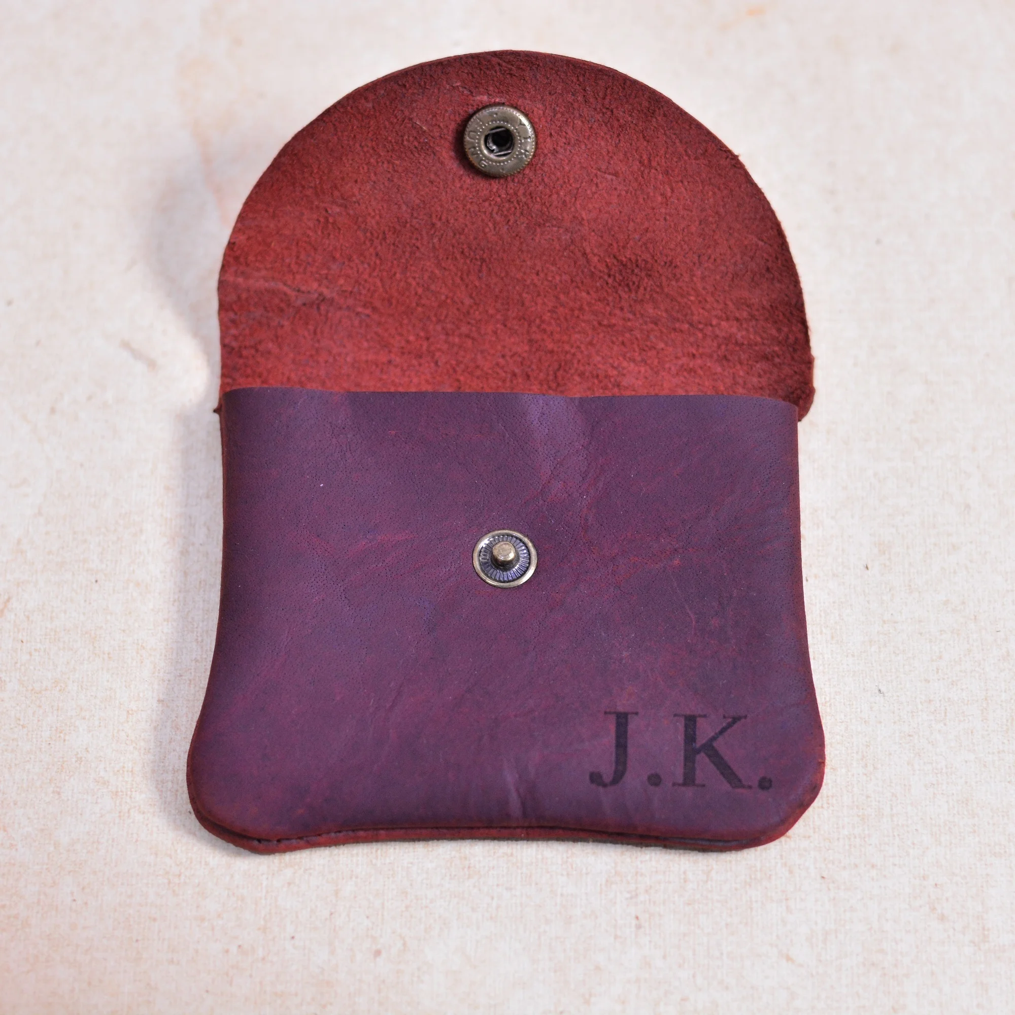 Round Leather Coin Purse Pouch Holder Organizer For Laser Engraving Coin Case Men, Women Coins Pouch Leather Accessories