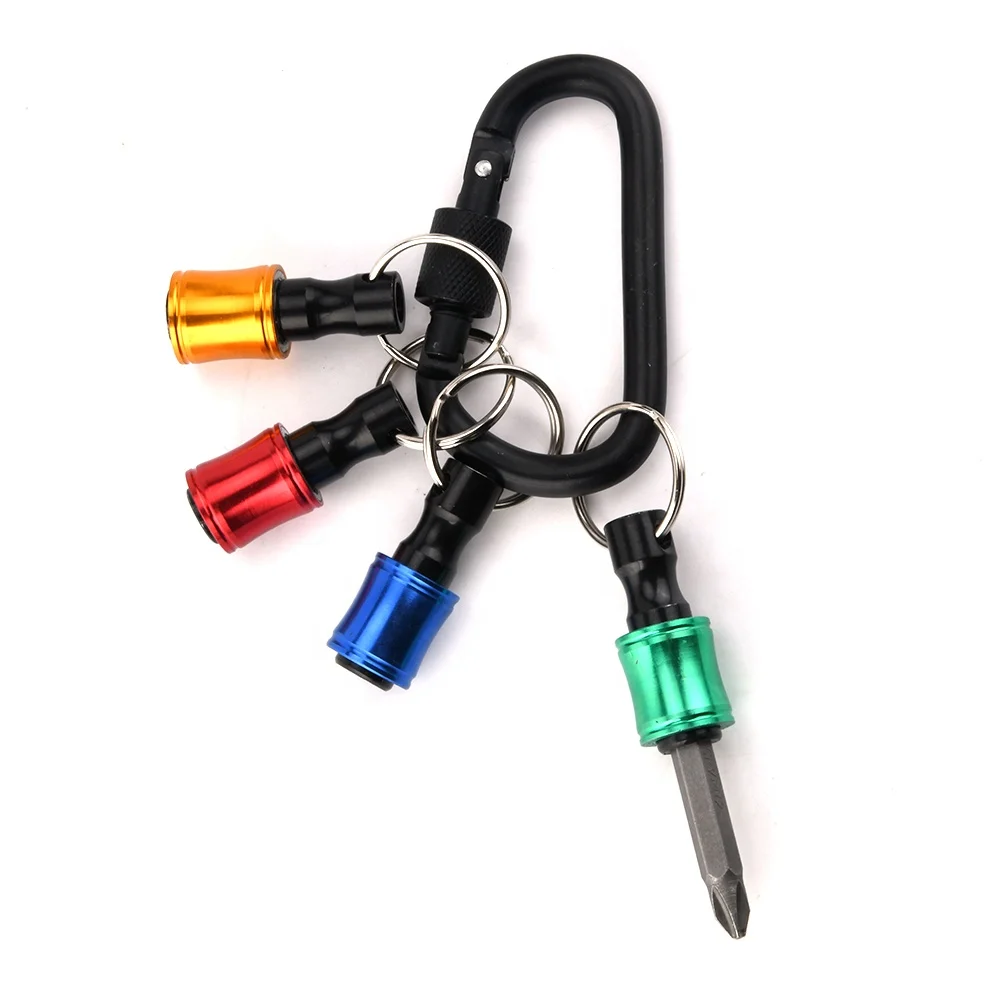 Factory Price Hex Shank Portable Adjustable Magnetic Quick Release Screwdriver Extension Bit Holder For Insert Bits