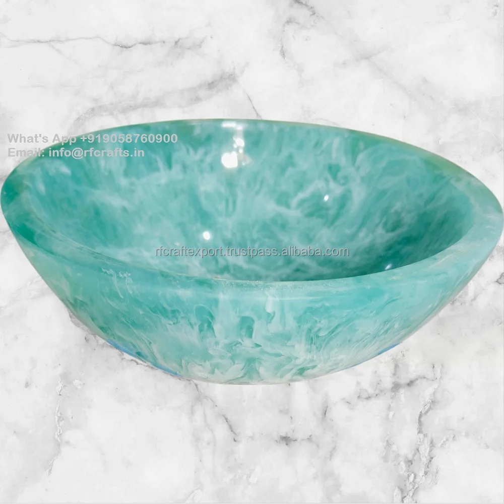 Customizable Modern Design Resin Acrylic Fruit Salad Bowl Sustainable Feature for Hotel Meals Home & Living Room Business Gifts