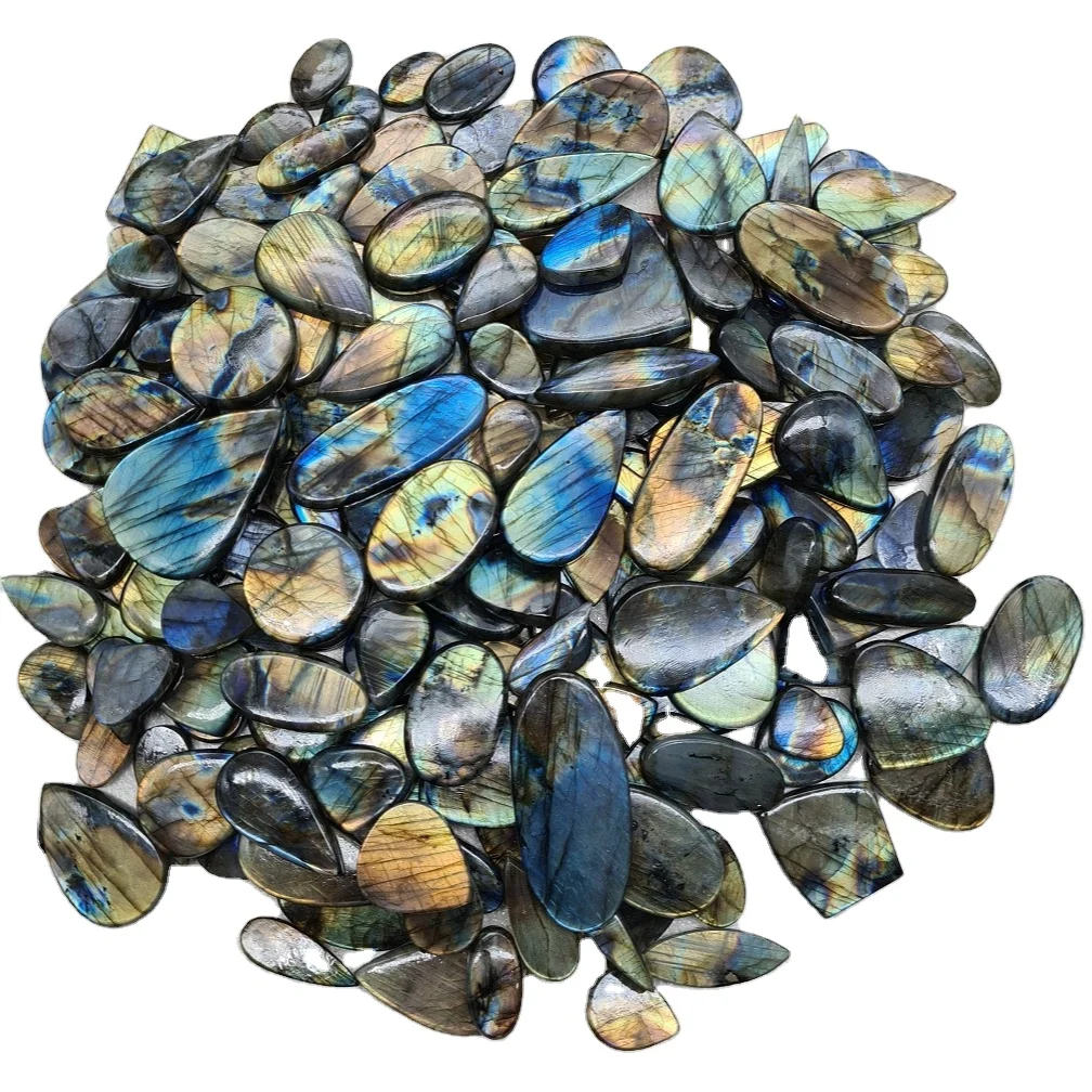 Labradorite Cabochon Oval Lot Multi Flashy Gemstone Multi Labradorite Cabochon Wholesale Gemstone