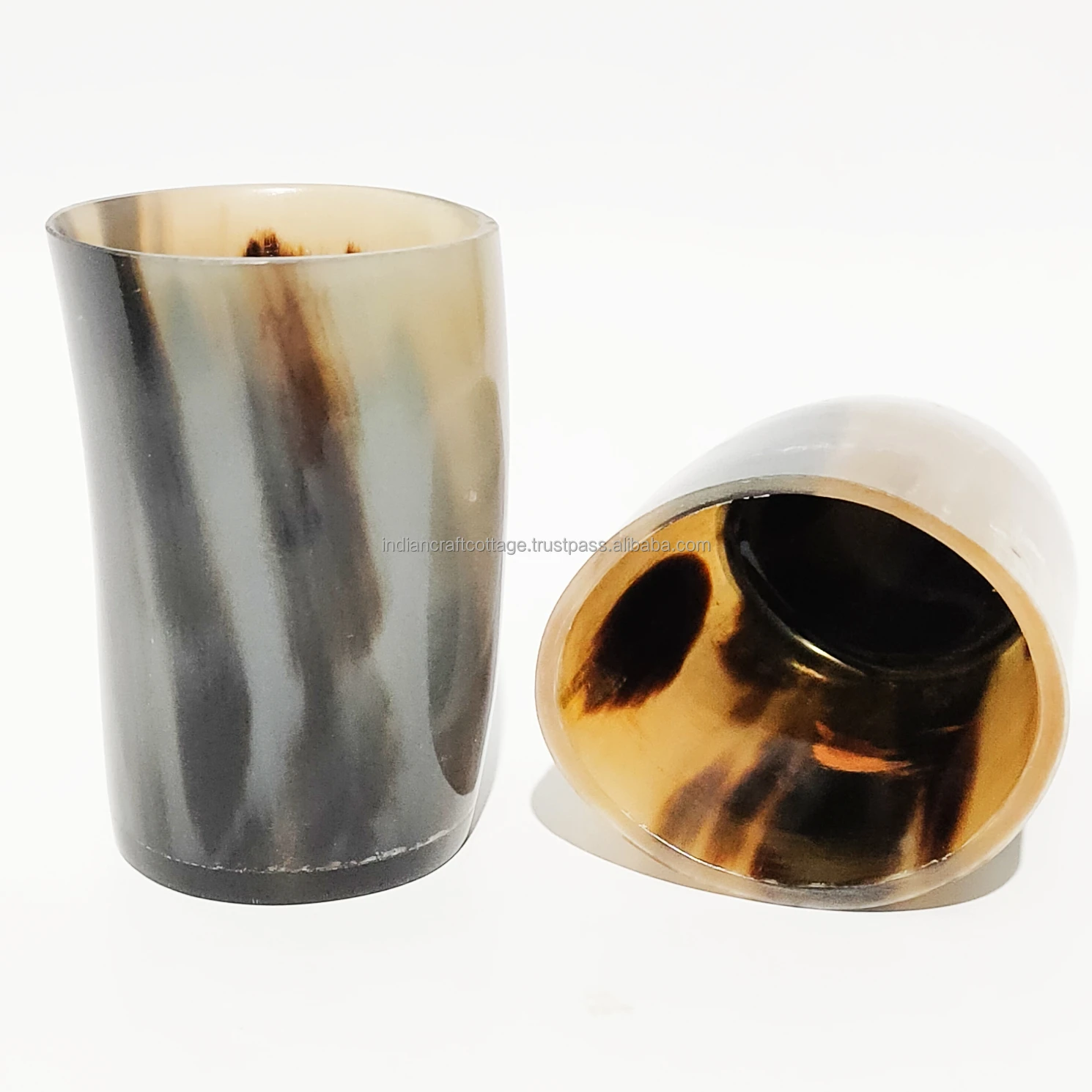 Premium Buffalo Horn Shot Glass / Shot Glass Natural Horn / Viking Horn Shot Glass high quality Products by INDIAN CRAFT COTTAGE
