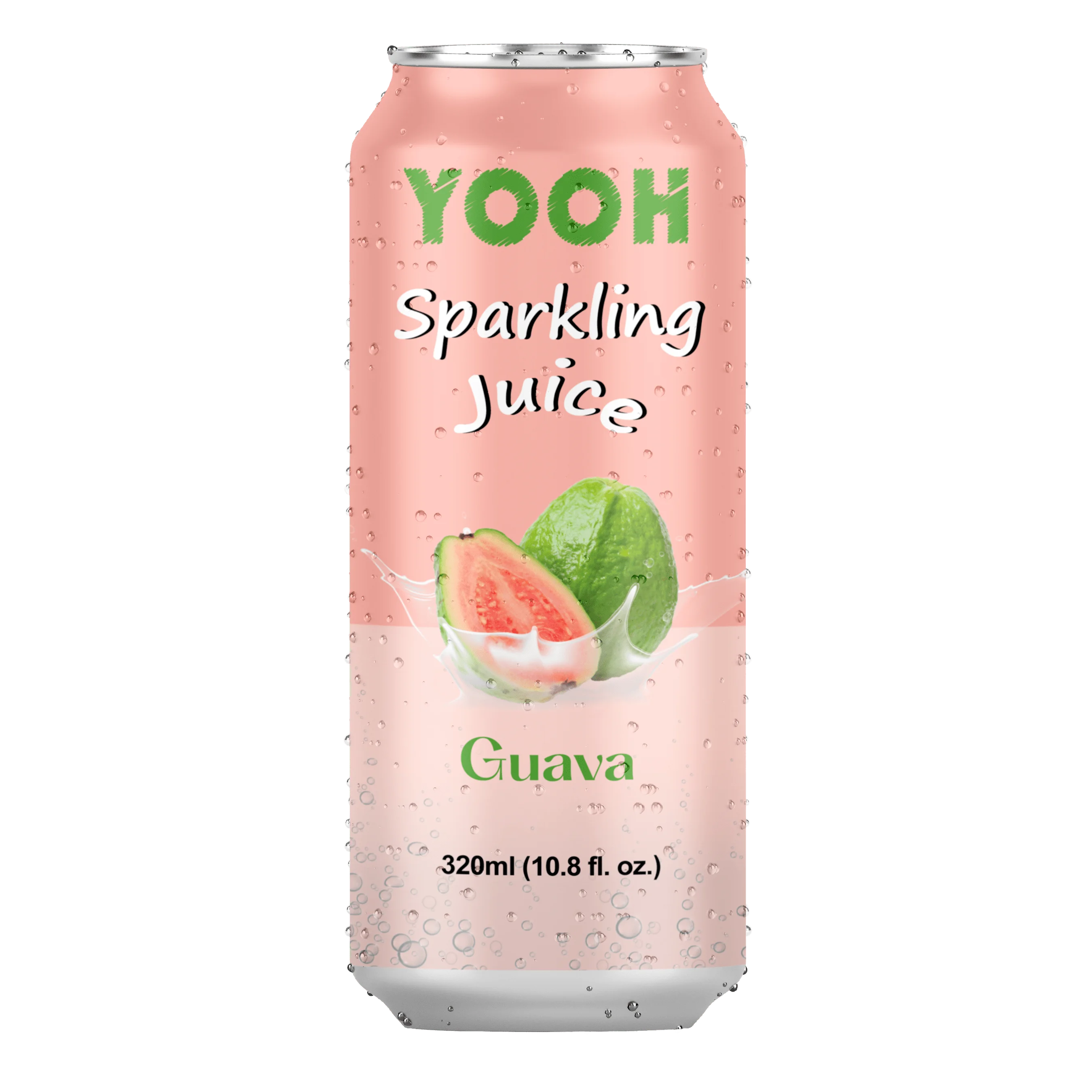 YOOH Sparkling Peach Juice Drink Canned 320ml OEM/ODM Private Label Peach Flavor