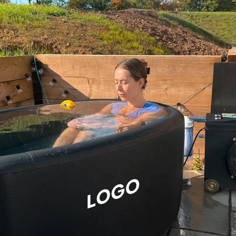Custom Logo Remote Control Cold Plunge Tub Chiller Ice Bath Chiller