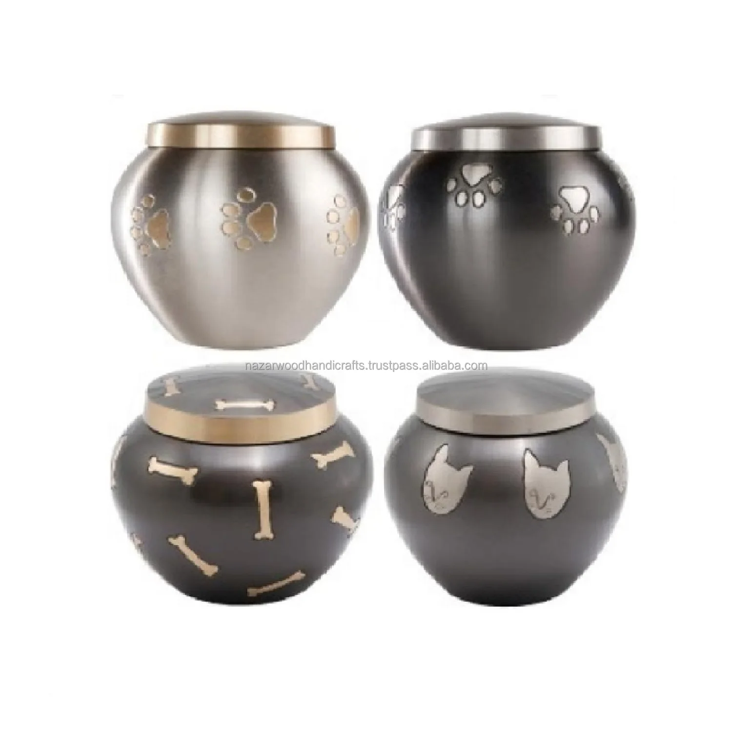  Новейшие многоцветные латунные урны для домашних животных кошек и собак