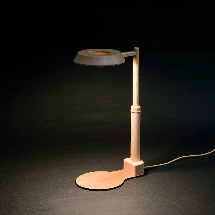 [2.9R] Custom LED Smart Grow Light Wooden Plant Desk Lamp Home Morden Luxury for Planted
