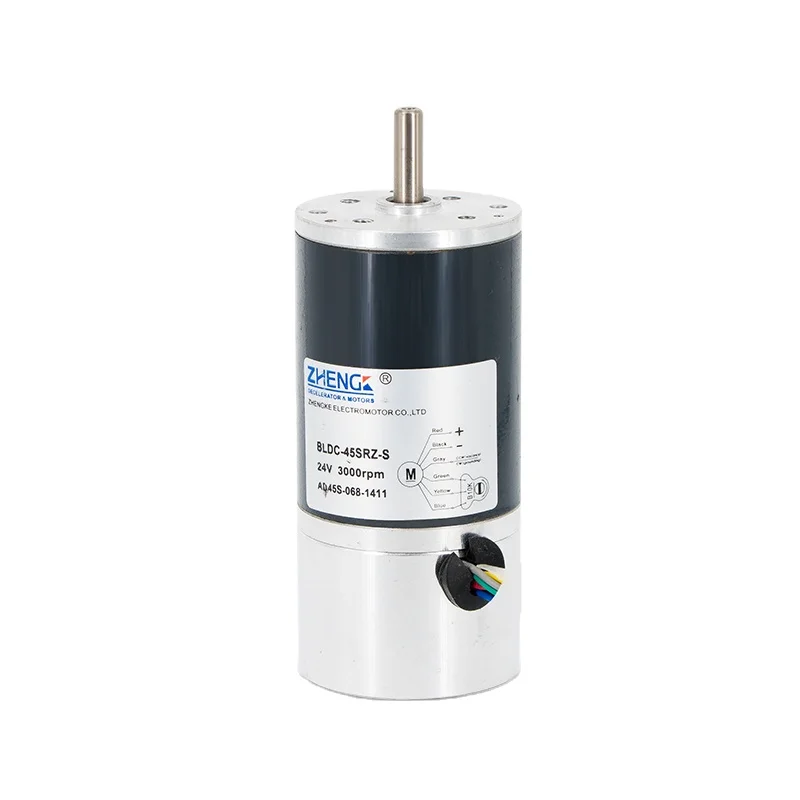 Zhengke 45MM BLDC motor 12V 24V rc brushless motor for Printers